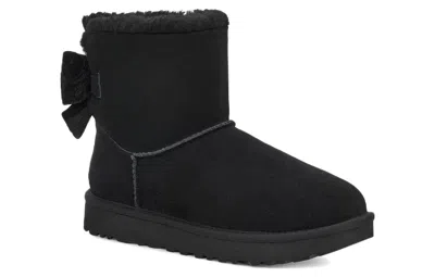 Ugg Mini Bailey Bow Ii Boots In Black