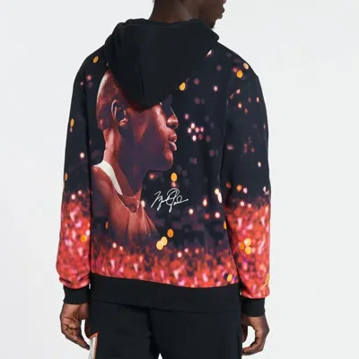 Air Jordan Men's  Casual Logo Pullover Hooded Long Sleeves Black