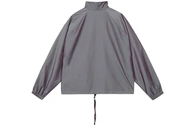 Essentials Fear Of God  Ss20 Track Jacket Iridescent In Gray