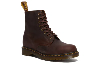 Dr. Martens Man Ankle Boots Chocolate Brown Size 10.5 Leather