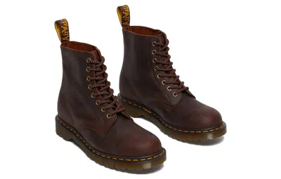Dr. Martens Man Ankle Boots Chocolate Brown Size 10.5 Leather