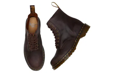 Dr. Martens Man Ankle Boots Chocolate Brown Size 10.5 Leather