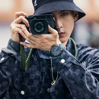 Casio G-shock Analog-digital 'black' In Blue