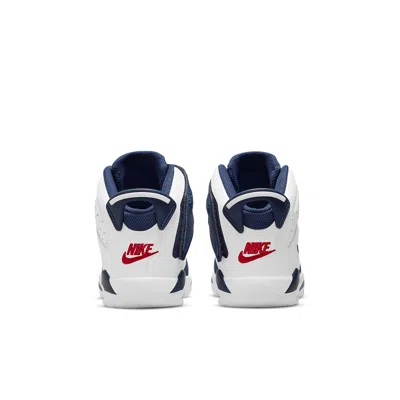 Air Jordan (ps)  6 Retro Little Flex 'white Midnight Navy' In Blue
