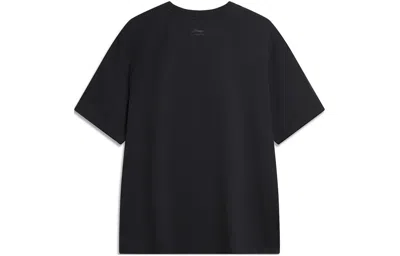 Li-ning Hoops Comics Graphic T-shirt 'black' In Multi