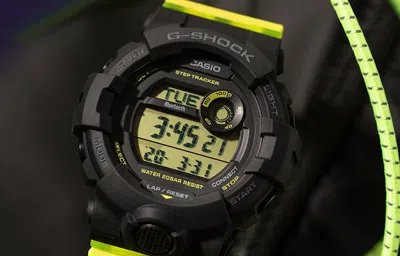 Casio G-shock Digital 'black' In Blue