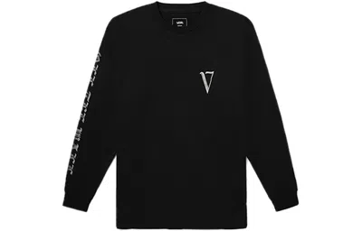 Vans Back Printing Casual Sports Couple Style Black