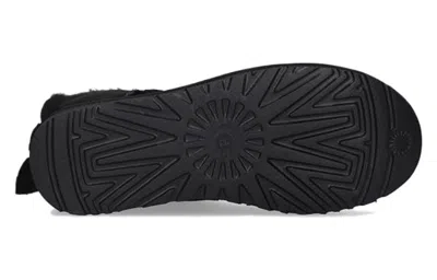 Ugg Mini Boots With Fixed Bow Detail In Black
