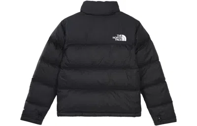 The North Face Nuptse Cropped Down Jacket In Black