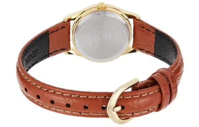 Casio Ladies Enticer Quartz Red Red Strap Red Analog In Gold