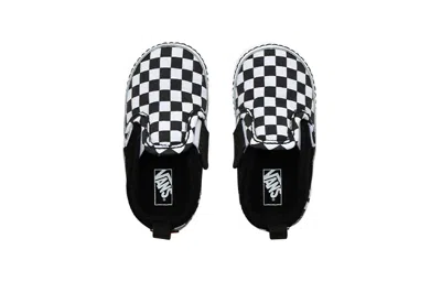 Vans (td)  Slip-on V Crib 'checker - Black White'