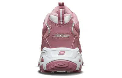 Skechers (wmns)  D Lites 1.0 Low Top Running Shoes Pink In Multi