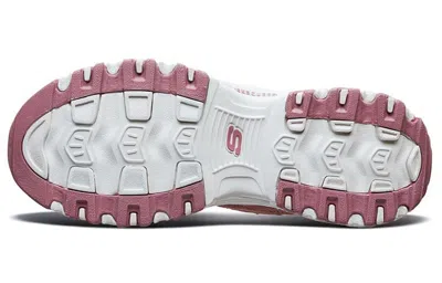 Skechers (wmns)  D Lites 1.0 Low Top Running Shoes Pink In Multi