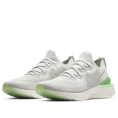 Nike (wmns)  Epic React Flyknit 2 'silver Lime' In White