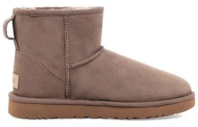 Ugg Mini Classic Ii Beige Pull-on Boots In Suede Woman In Neutral