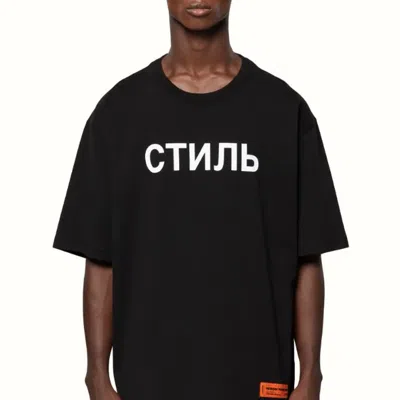Heron Preston 'стиль' Print T-shirt In Black