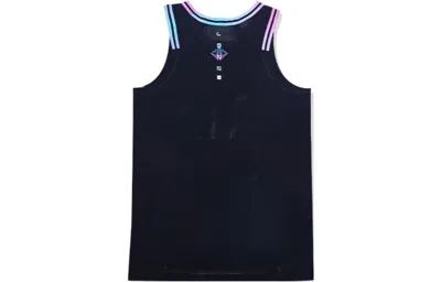 Li-ning Jimmy Butler Logo Basketball Jersey 'black' In Blue