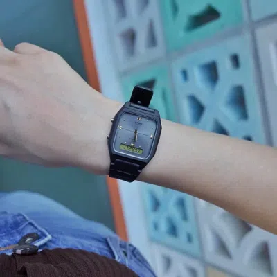 Casio Quartz Waterproof Mens Black Analog/digital Combo