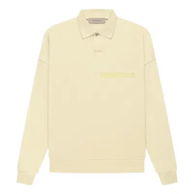 Essentials Fear Of God  Ls Polo 'canary' In Yellow