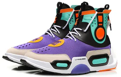 Li-ning Culture Shoes 'purple Green' In Multi