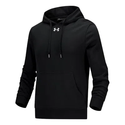 Under Armour Hustle Fleece Hoodie 'black' In Black