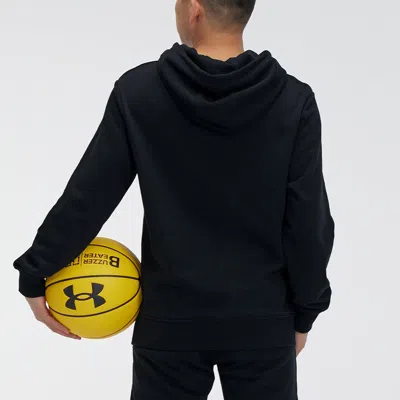 Under Armour Hustle Fleece Hoodie 'black' In Black