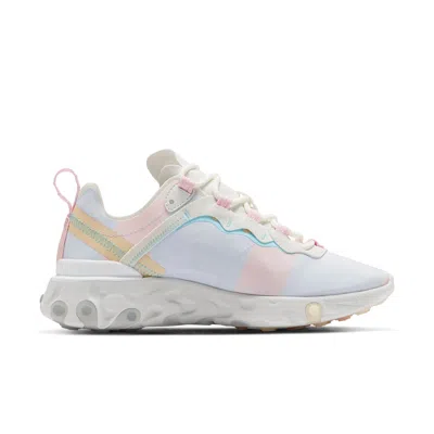 Nike (wmns)  React Element 55 Light Blue Pink In Multi