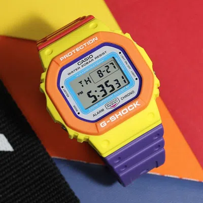 Casio G-shock Square 'yellow' In Multi