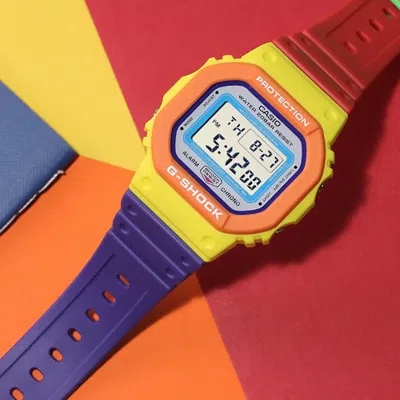 Casio G-shock Square 'yellow' In Multi