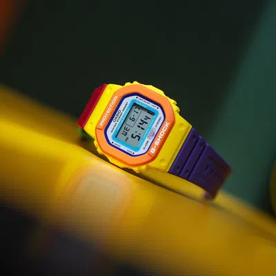 Casio G-shock Square 'yellow' In Multi
