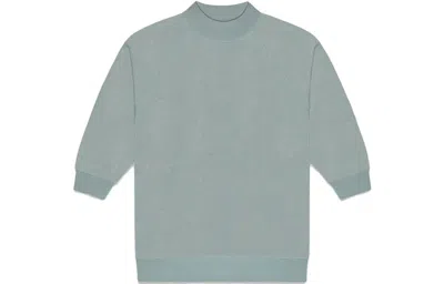Essentials (wmns) Fear Of God  Drop2 Ss23 Terry Cloth 3/4 Sweatshirt 'sycamore' In Blue