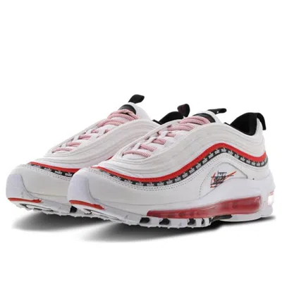 Nike (gs)  Air Max 97 'script Swoosh' In White