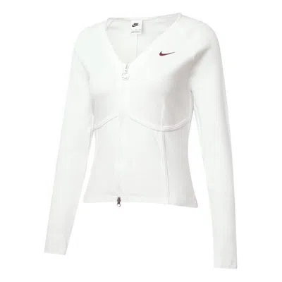 Nike (wmns)  Sportswear V-day Long-sleeve Full-zip Top 'white'