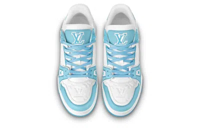 Louis Vuitton Lv Trainers 'white Monogram Blue'