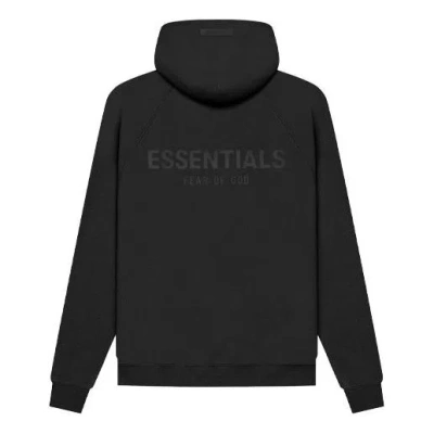 Essentials Fear Of God  Ss21 Hoodie 'stretch Limo' In Black