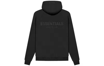 Essentials Fear Of God  Ss21 Hoodie 'stretch Limo' In Black