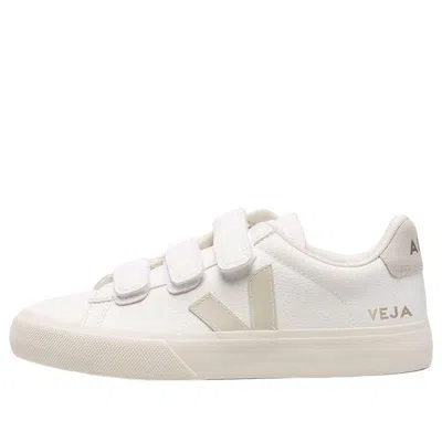 Veja Recife Logo Sneakers - White/beige - Leatherw In White
