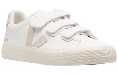 Veja Recife Logo Sneakers - White/beige - Leatherw In White