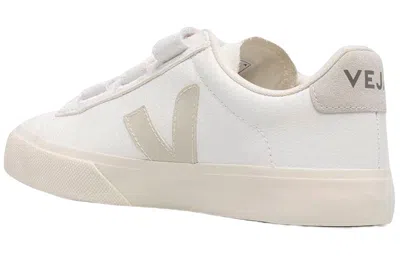 Veja Recife Logo Sneakers - White/beige - Leatherw In White