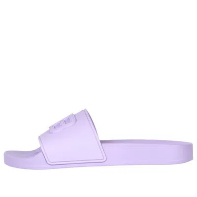 Balenciaga Bb Logo Slides In Purple