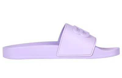 Balenciaga Bb Logo Slides In Purple
