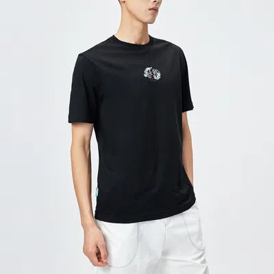 Li-ning Small Graphic T-shirt 'black' In Multi