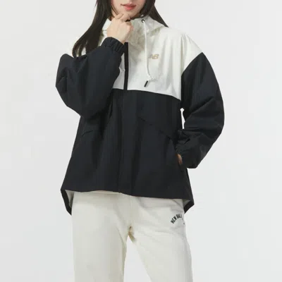 New Balance (wmns)  Color Block Jacket 'white Black'