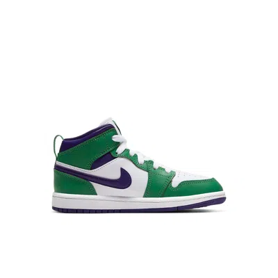 Air Jordan (ps)  1 Mid 'hulk' In Green