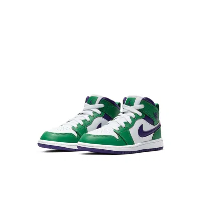 Air Jordan (ps)  1 Mid 'hulk' In Green