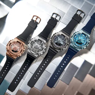 Casio G-shock Analog-digital 'grey' In Black