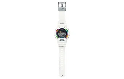 Casio G-shock Digital 'white' In Metallic