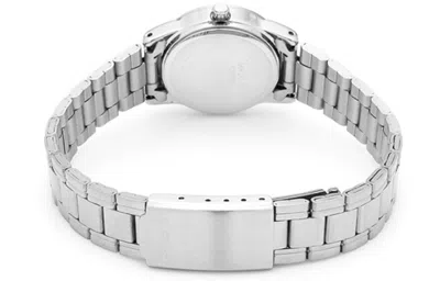 Casio Quartz Waterproof Silver Analog In Metallic