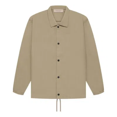Essentials Fear Of God  Ss22 1977 Coaches Jacket Oak In Neutral