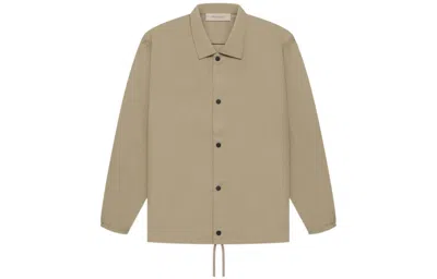 Essentials Fear Of God  Ss22 1977 Coaches Jacket Oak In Neutral
